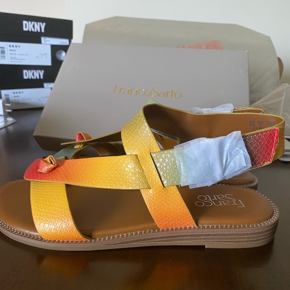 Franco Sarto L Glenni Multi colored Sandals